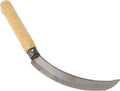 Quality 36cm Sickle Farming Reaping Hook Gardening Grass Wooden Handle Scythe V563-SI206B
