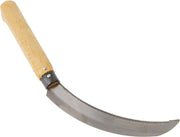 Quality 36cm Sickle Farming Reaping Hook Gardening Grass Wooden Handle Scythe V563-SI206B