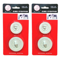 4x BATH AND SINK PLUGS Basin Bath Stopper Chrome Rubber 42mm 54mm V563-SINGPLUGS-2PACK
