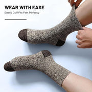 6 Pairs Heavy Duty Wool Blend Work Socks Extra Thick Cushion in Assorted Colours - 2-8 V563-SK836-RNDM-6PRS-2_8