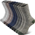 6 Pairs Heavy Duty Wool Blend Work Socks Extra Thick Cushion in Assorted Colours - 6-11 V563-SK836-RNDM-6PRS-6_11