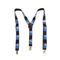 Mens Suspenders Braces Adjustable Strong Clip On Elastic Formal Wedding Slim - Australia Flag V563-SLIMSUSPENDERS-AUSFLG