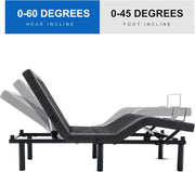 S*MAX Queen Adjustable Zero Gravity Bed Frame with Dual Motors Wireless Remote & USB Ports V563-SN0-05-QUEEN-AU