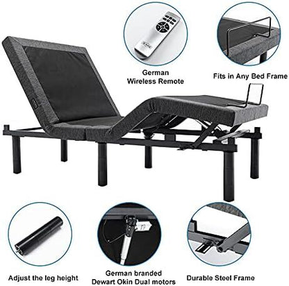 S*MAX Queen Adjustable Zero Gravity Bed Frame with Dual Motors Wireless Remote & USB Ports V563-SN0-05-QUEEN-AU