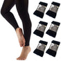 6x Womens Ladies Footless Tights Stockings Pantyhose Leg Hosiery Thermal - Black V563-SO-108-6PCS
