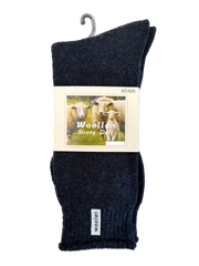 1 Pair Premium Mens Wool Heavy Duty Thick Work Socks Cushion Woolen - Navy - 11-14 V563-SO-629-NVY_1PAIR-11_14