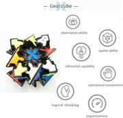 3x3 Square Speed Cube Pyramid Brain Teaser Puzzle Magic Educational Toy V563-SPEED_CUBE