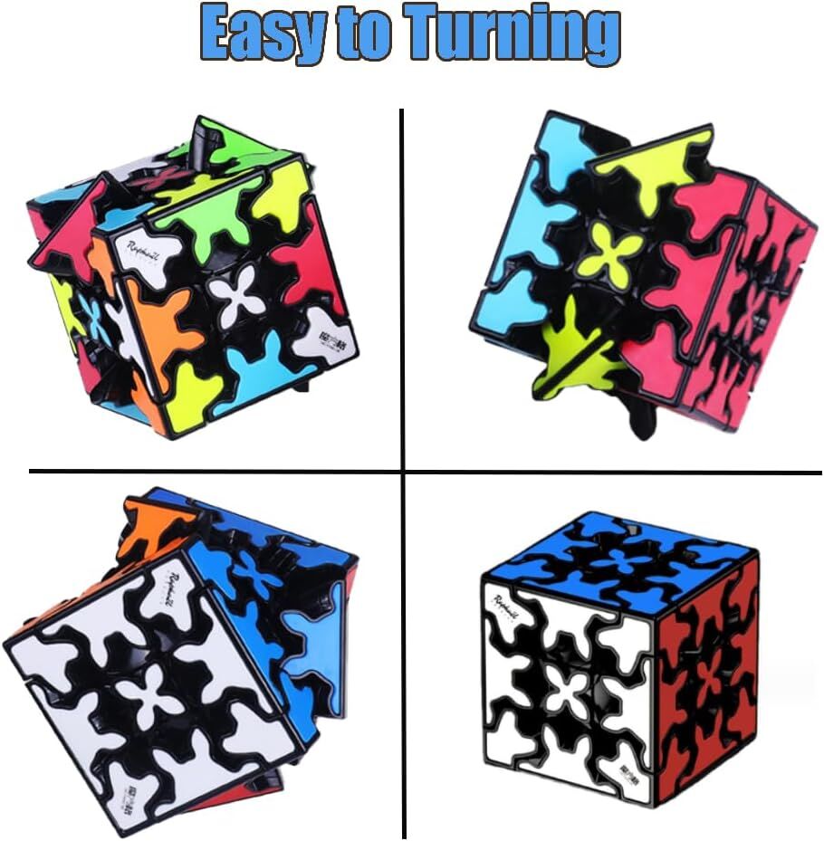 3x3 Square Speed Cube Pyramid Brain Teaser Puzzle Magic Educational Toy V563-SPEED_CUBE