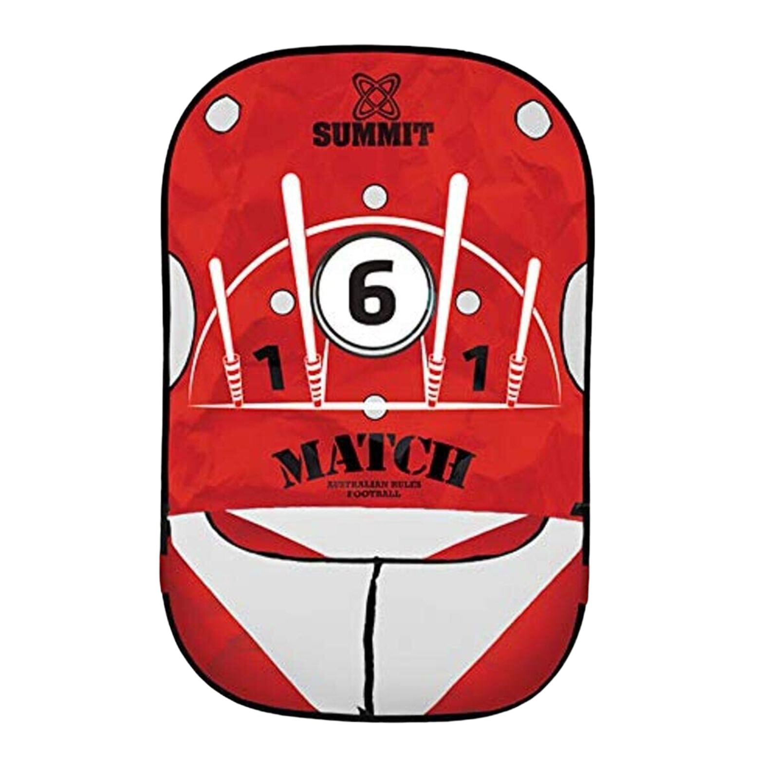 Summit Australian Rules Handball Target AFL Footy Football - Red V563-SUAF1800