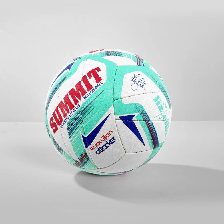 Liz Ellis Evolution Attacker Netball Ball - Size 5 Net Ball V563-SUNE2200
