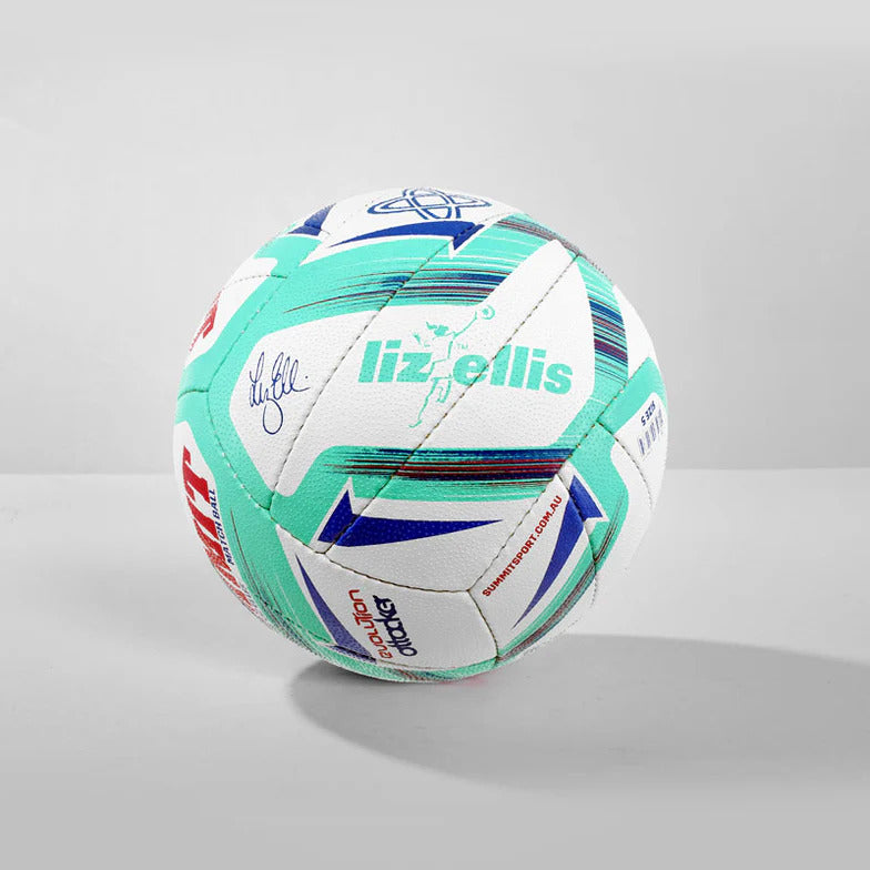 Liz Ellis Evolution Attacker Netball Ball - Size 5 Net Ball V563-SUNE2200