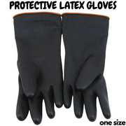 Latex Gloves Rubber PPE Industrial Anti Chemical Acid Heavy Duty Work V563-SUNGLOVES-1PK