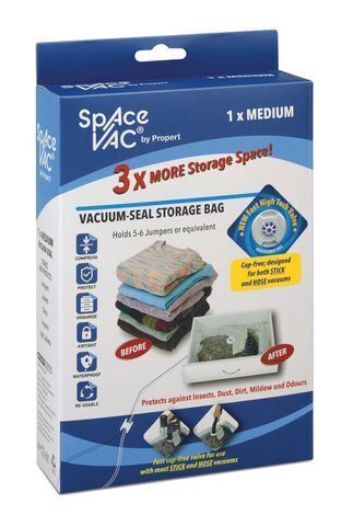 Space Vac Vacuum Storage Bag Seal Compressing Organizer Clothes - Medium V563-SVM1