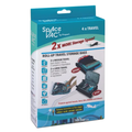 Space Vac Vacuum Storage Bag Seal Compressing Organizer Clothes - Travel 4 Pk V563-SVTV4