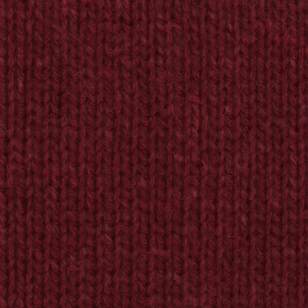 100% SHETLAND RAGG WOOL CREW Round Neck Knit JUMPER Pullover Mens Sweater Knitted - Burgundy - 3XL