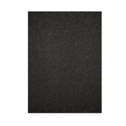 100% SHETLAND RAGG WOOL CREW Round Neck Knit JUMPER Pullover Mens Sweater Knitted - Plain Black - 3XL