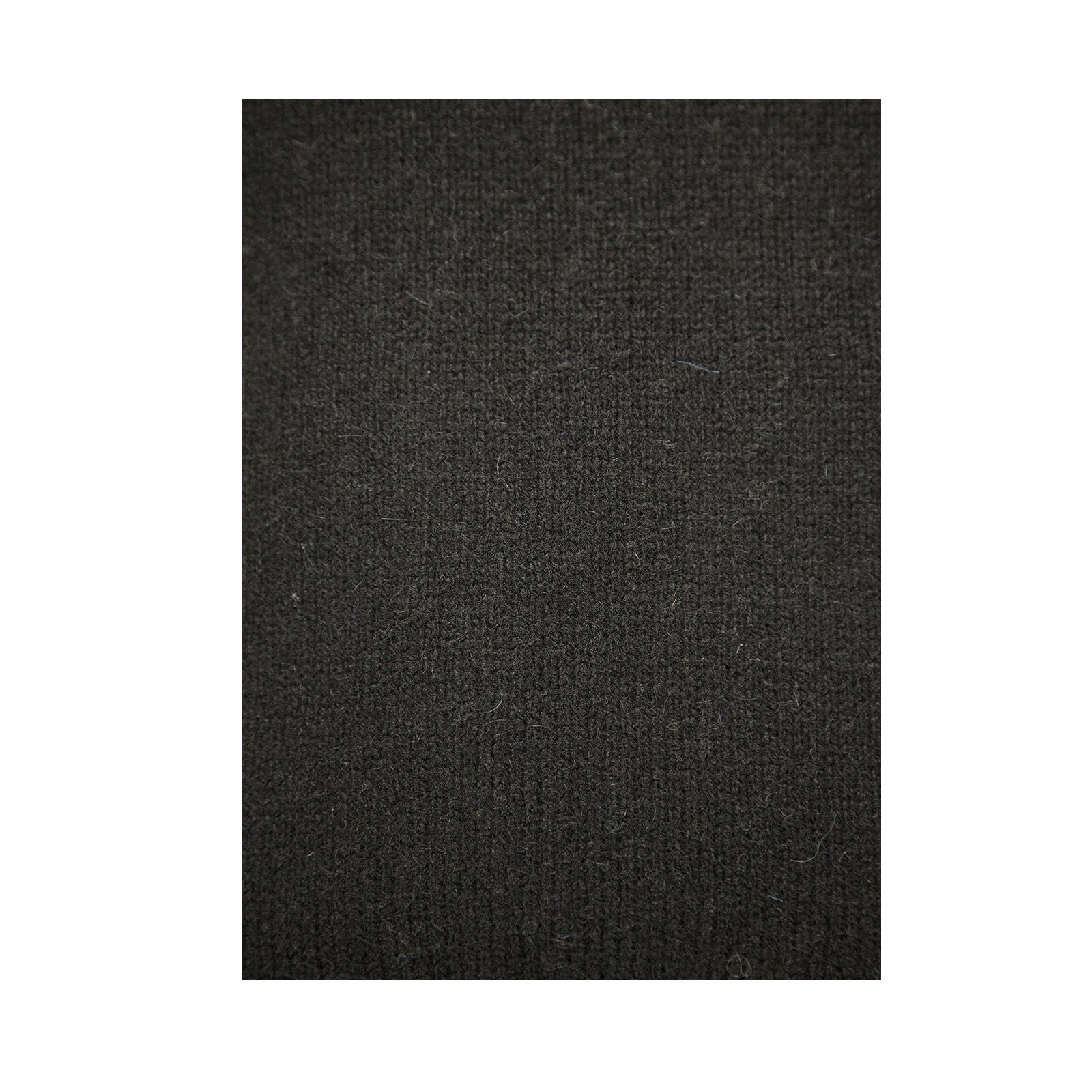 100% SHETLAND RAGG WOOL CREW Round Neck Knit JUMPER Pullover Mens Sweater Knitted - Plain Black - 3XL