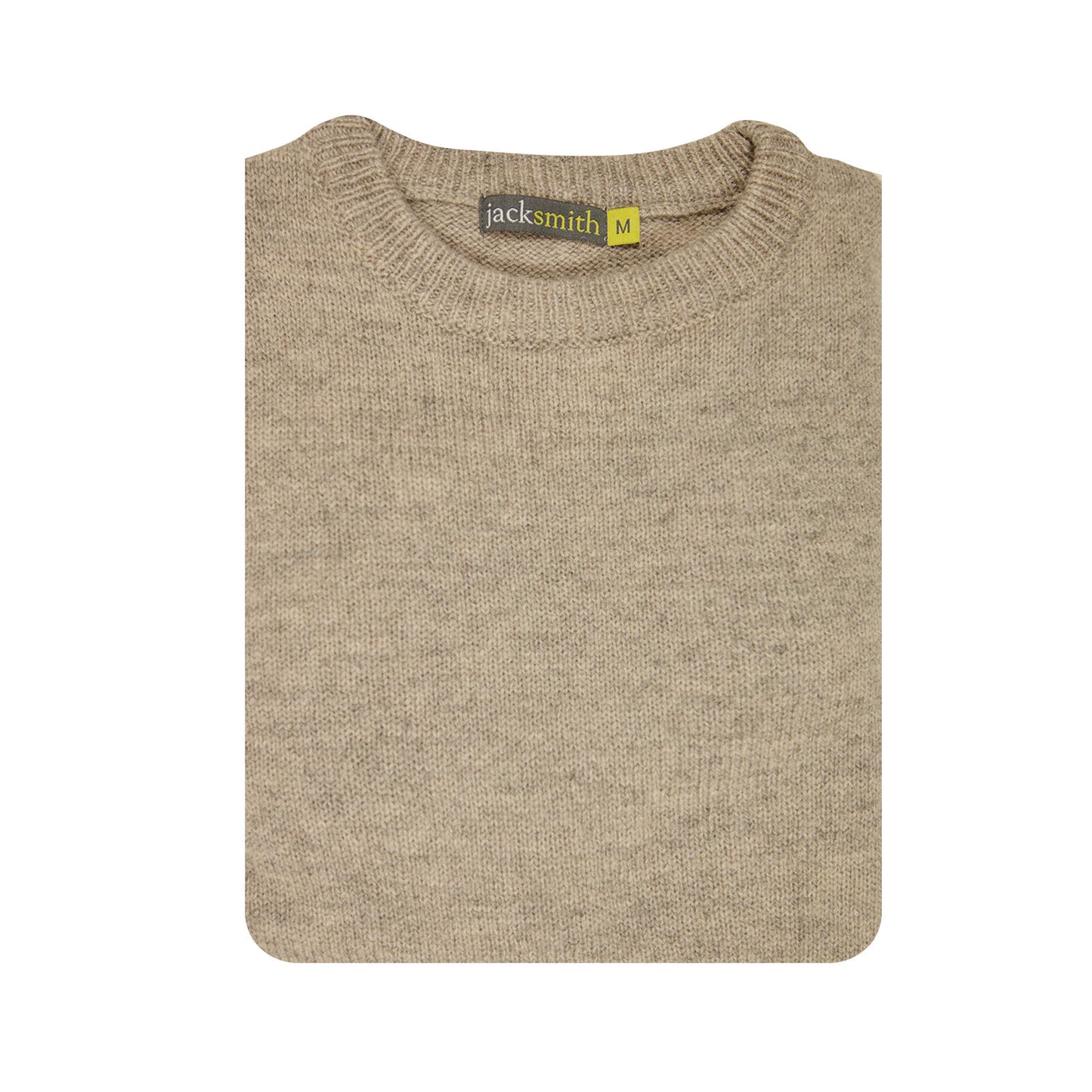 100% SHETLAND RAGG WOOL CREW Round Neck Knit JUMPER Pullover Mens Sweater Knitted - Beige - 5XL V563-SW-CN-OAT03-5XL