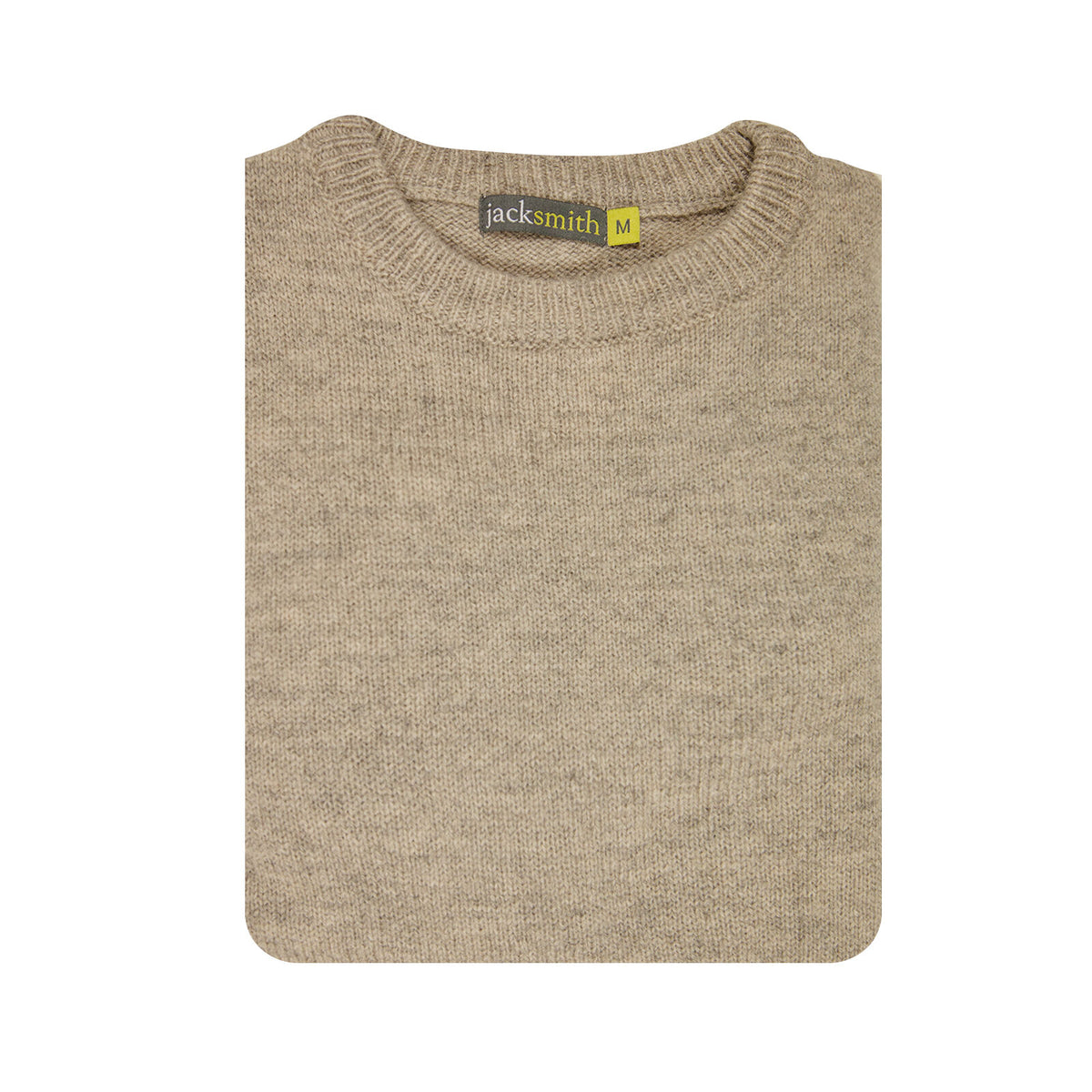 100% SHETLAND RAGG WOOL CREW Round Neck Knit JUMPER Pullover Mens Sweater Knitted - Beige - 5XL V563-SW-CN-OAT03-5XL