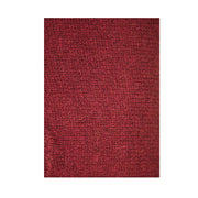 100% SHETLAND RAGG WOOL Half Zip Up Knit JUMPER Pullover Mens Sweater Knitted - Burgundy - 3XL