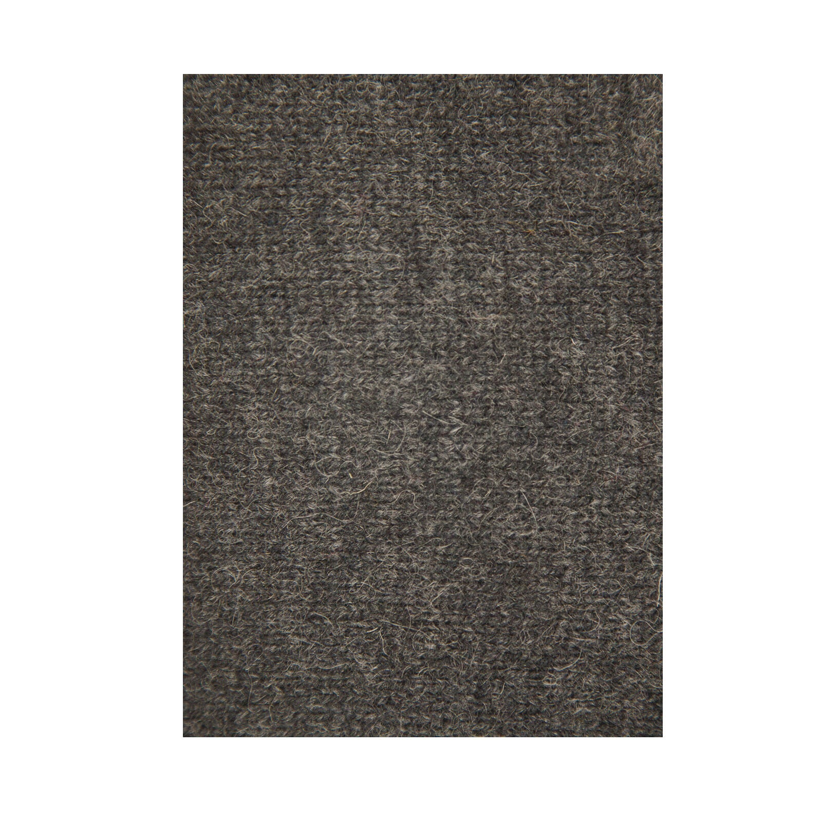100% SHETLAND RAGG WOOL Half Zip Up Knit JUMPER Pullover Mens Sweater Knitted - Charcoal - XXL