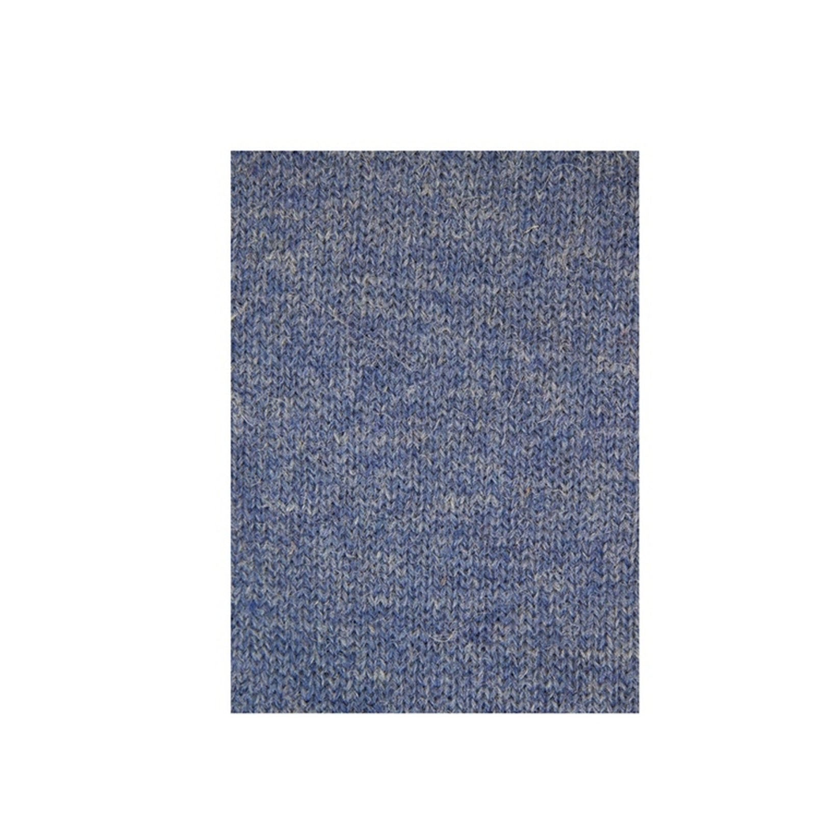 100% Shetland Ragg Wool V Neck Knit Jumper Pullover Mens Sweater Knitted - Sky - L V563-SW-VN-SKY40-L