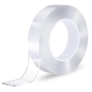 2x Double-Sided Nano Mounting Tape Traceless Clear Adhesive Invisible Gel 2M x 20mm V563-T128-2PCS