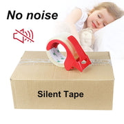 36x 100m Rolls Silent Clear Heavy Duty Packing Packaging Low Noise Tape (48mm Width) Bulk V563-TA-019-1BOX
