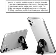 phonetag - Multi-View Phone Stand with Magnetic Ring Holder Universal (Black) V563-TAGBLACK