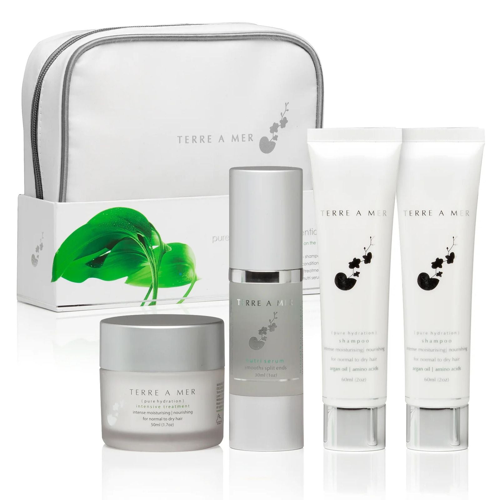 TERRE A MER Pure Hydration Moisture Keratin Aftercare (Travel Hair Repair Kit) V563-TAMPACK010