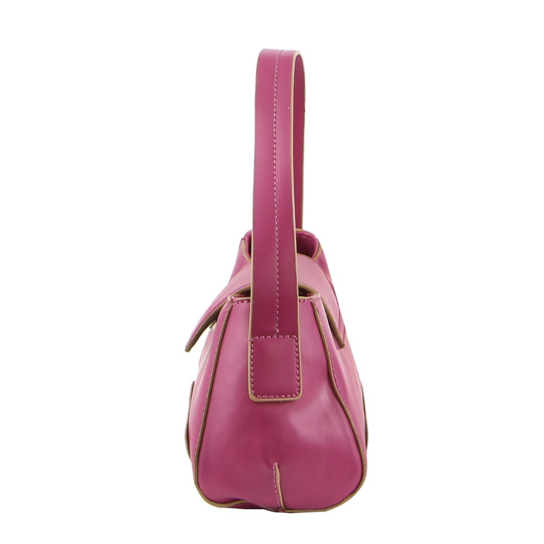 Milleni Mini Fashion Handbag Tote Bag in Magenta V563-TAR1059-MGNT