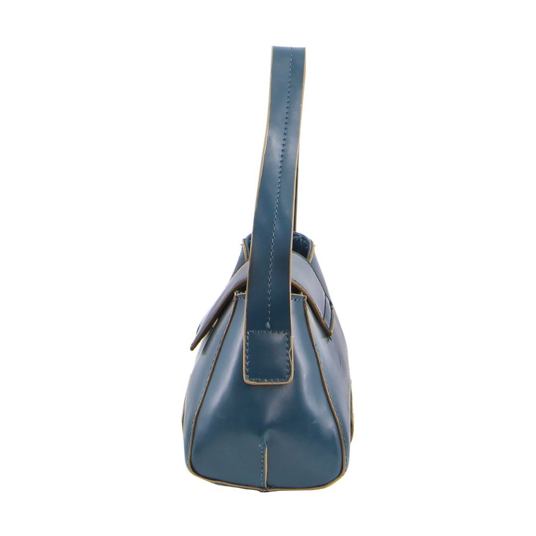 Milleni Mini Fashion Handbag Tote Bag in Teal V563-TAR1059-TEAL