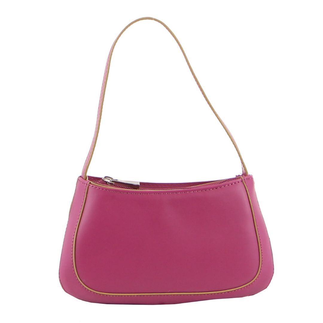 Milleni Mini Fashion Handbag Bag in Magenta V563-TAR1134-MGNT