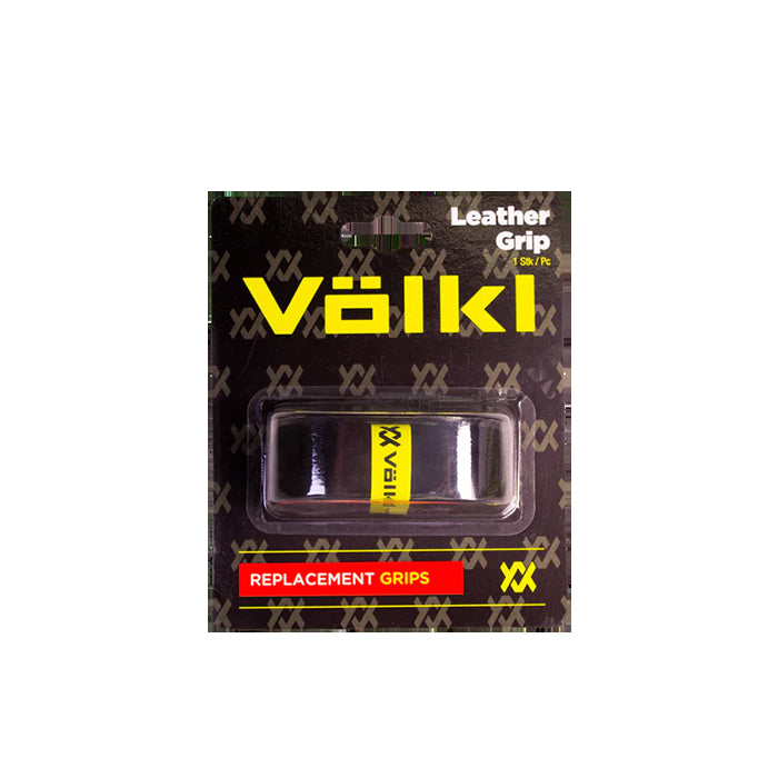 Volkl Leather Tennis Grip Black - 1 Pack V563-TAVLGBK