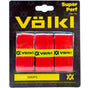 Volkl Super Perf Over Grip Overgrip Tennis Squash Badminton - 3 Pack - Red V563-TAVSPR3