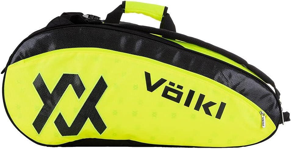 Volkl Classic Tour Combi Bag for 6-9 Tennis Racquets in Yellow/Black V563-TBV21_22TC