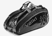 Volkl Primo Combi Tennis Bag Black / Charcoal (V72002) for 6-9 Racquets V563-TBV22PC