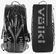 Volkl Primo Combi Tennis Bag Black / Charcoal (V72002) for 6-9 Racquets V563-TBV22PC