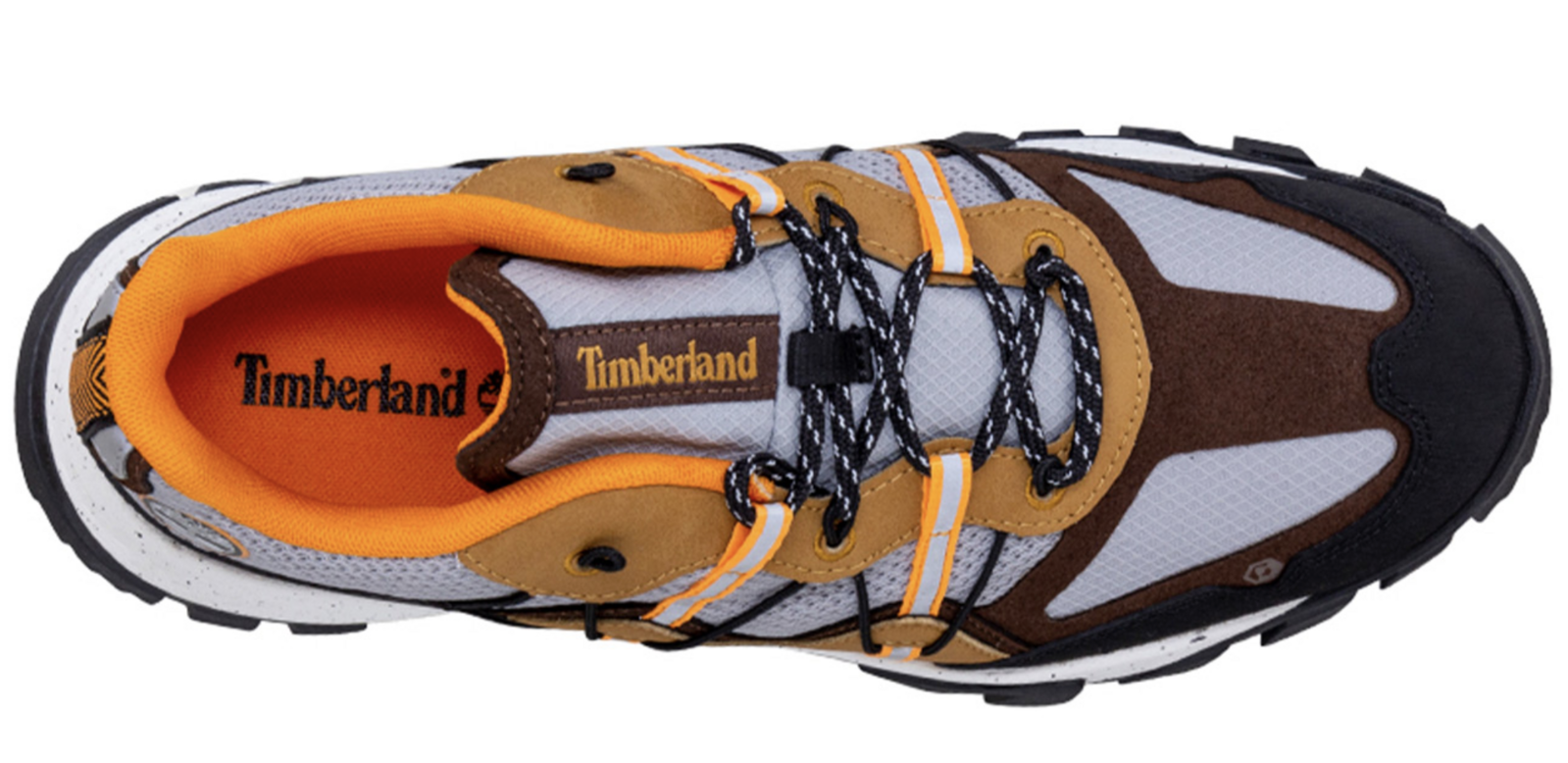 Timberland Mens Garrison Trail Hiking Sneakers Shoes Trekking Runners - Grey Mesh/Brown - US 10
