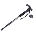 Folding Walking Stick Telescopic Adjustable Antishock Hiking Grip Pole Trekking - Black V563-TELESCOPICSTICK-BLACK