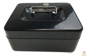 Lockable METAL CASH BOX Deposit Petty Cash Slot Money Safe Portable 2 Keys New V563-TOM-S606L
