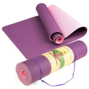 YOGA MAT Non-Slip Light Gym 1830x610x6mm Pilates Home Fitness - Assorted Colours V563-TPE-6