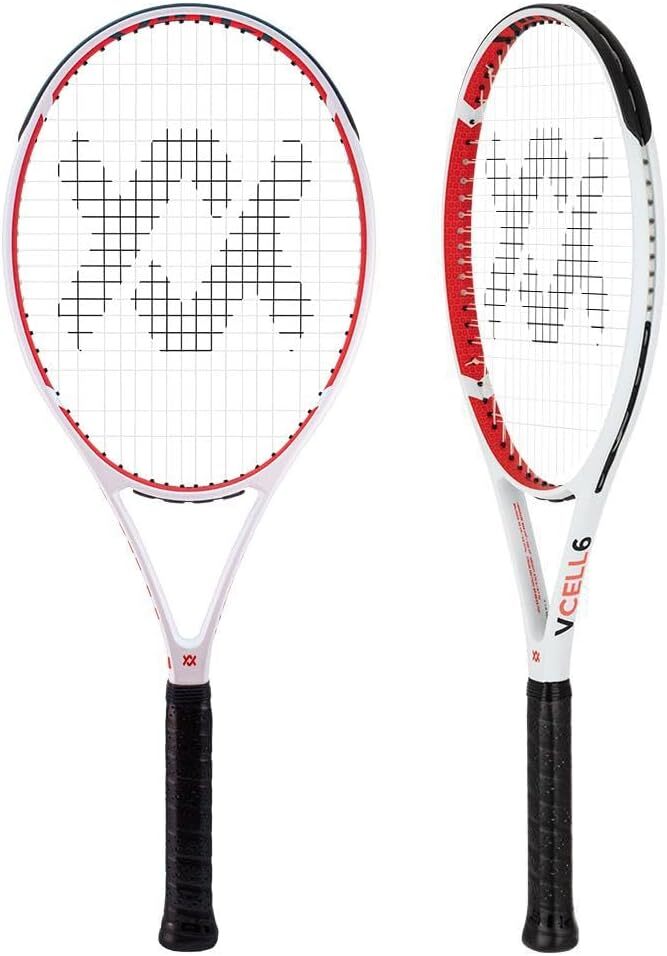 Volkl V-Cell 6 Tennis Racquet - Fully Strung Racket & Free Dampener - 4 3/8 V563-TRVVC6-4-3_8