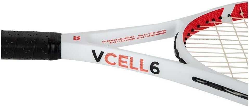 Volkl V-Cell 6 Tennis Racquet - Fully Strung Racket & Free Dampener - 4 3/8 V563-TRVVC6-4-3_8