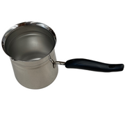 1.2L TURKISH COFFEE POT Milk Warmer Jug w Handle STAINLESS STEEL V563-TURKISHPOT