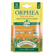 Orphea 12pcs Clothes Protector Sandalwood & Bergamot Scented Strips for Drawers/Closets V563-TV118251