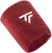 Tecnifibre Tennis XL Wristband Wrist Bands Sweatband Sport Squash Cotton - Cardinal V563-TZAWC-1PK