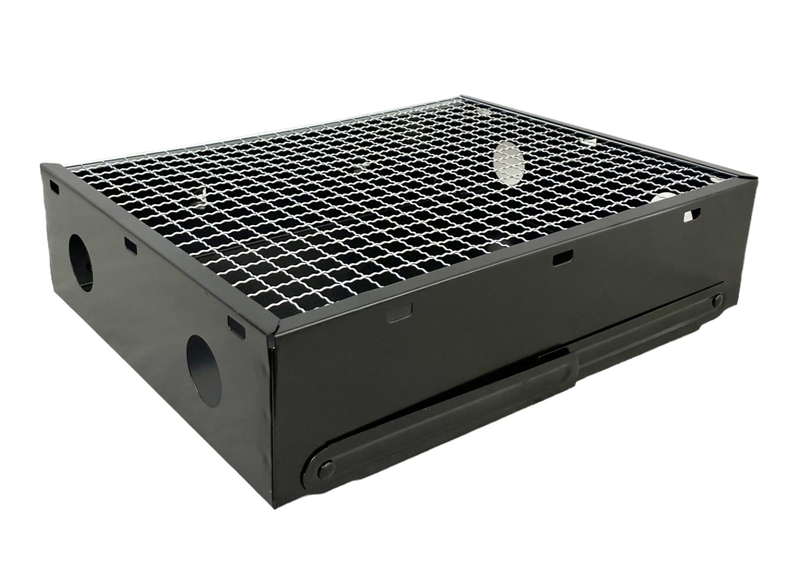 Mini Portable Foldable Charcoal Grill BBQ Grill Outdoor - Matte Black V563-UI8656