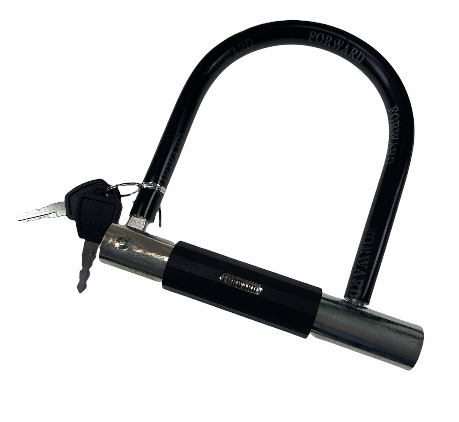 Bicycle Hardware U Lock Heavy Duty Keyed Bike Long Shackle Scooter Strong V563-ULOCK