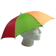 2-pc-Set Rainbow Umbrella Hat + 70s Fake Moustache Costume Props Novelty Fancy V563-UMBRELLAMOUSTACHESET